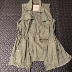 Hollister  army green fall vest size xs Photo 0