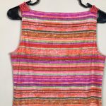 Lauren Ralph Lauren Jeans Co. Women’s Striped Crochet Square Neck Tank Blouse Red Size M Photo 4