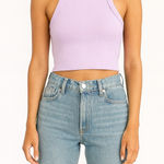 American Eagle  Size Large Light Purple/Pink Crop Tank Top Photo 0