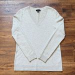Saks 5th Avenue Saks Fifth Avenue Women’s 100% Cashmere Light Gray Pullover Sweater Size Small Photo 0
