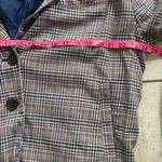 Free People Cali Plaid Blazer Blue Photo 10