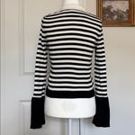 Anthropologie Maeve bell sleeve polo Cream Sweater XS Photo 4