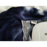 Young Fabulous and Broke Women’s  Blue Aqua Turquoise White Tie-Dye Dolman Sleeve Photo 6