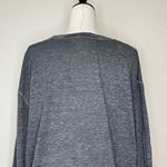 C&C California “Kindness is Free” Gray Mineral Wash Long Sleeves Top Photo 7