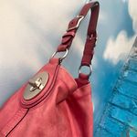 Coach vintage pink leather hobo bag Photo 2
