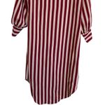ZARA WOMAN Candy Cane Stripe Mix Stripe Wrap Tunic Top - XS Photo 8