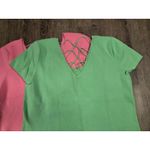 Talbots XL Cardigan Sweater + 4 Matching Tanks Shirts Pink Green Floral Set XL Photo 4