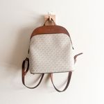 Michael Kors Emmy Large Backpack Signature Vanilla Acorn Photo 1