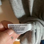 A New Day Gray Ribbed Sweater Dress Photo 6