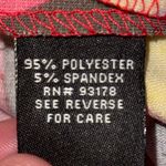 Premise  Skirt Multi Floral Abstract Print Pink Red Gray Yellow Women’s Size 12 Photo 3