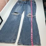 SheIn flare jeans some distress medium wash xs small jeans juniors jeans denim Photo 5