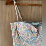 ASTR NWT Caramel Floral Sasha Underwire Bustier Crop Top size Large Photo 4