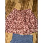 American Eagle  Women's XS Floral Dress Skirt Lot Black White Pink‎ Blue Photo 3