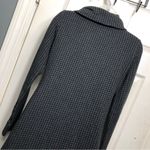 Lou & grey  Womens Pullover Tunic cowlneck dress houndstooth black & gray size s Photo 8
