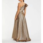 Mac Duggal  67297 One Shoulder Gown Antique Bronze 12 Photo 6