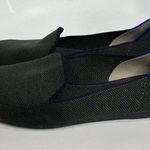 Rothy's Rothy’s The Loafer round toe olive green neon stripe on the back size 7.5 Photo 3