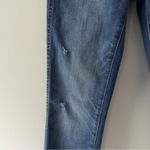 Madewell 10” High-Rise Skinny Jeans Button Fly Distressed denim casual dark Wash Photo 4