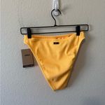 NWT Nike Swim Set Yellow Bandeau & High Waisted Bikini Bottom Ribbed Size M Size M Photo 5