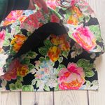 NIKI Vintage 80s Floral Strapless Retro Short Prom Dress Multiple Size M Photo 5