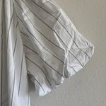 Madewell Shirred Bubble-Sleeve Button-Up Shirt in White, Size XXS Photo 7