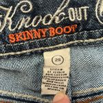 Refuge Knock out skinny boot jeans denim jeans size 2s dark wash jeans Photo 2