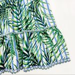 Red Carter Palm Party Swim Cover Mini Dress Tropical Hawaiian Aloha Vacation Photo 9