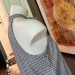 Forever 21 FOREVER 21 XXI Button Down Ruffle Front Striped Mini Shirt Dress Size Small Photo 4