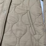 Lucky Brand Khaki Quilted Utility Jacket Photo 4
