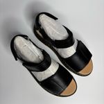 Dr. Martens  Romi Y Leather Velcro Sandals in Black Lamper Photo 7