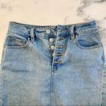 PacSun  Denim Button Fly Mini Skirt - Sz. 24 Photo 4