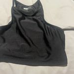 Beach Riot  black sparkly small sports bra tank Photo 1