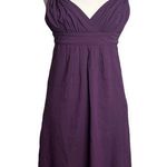 Burberry  silk babydoll dress purple Sz 38 Photo 0