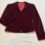 Vintage MJ Concepts in Sportswear Velvet feel Jacket Plum/Burgundy/Maroon/Wine Red Size undefined Photo 6