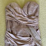 Bebe  Strapless Mini Dress Photo 5