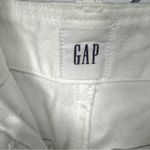 Gap High Waist Utility Short Frayed Ivory Sz 2 Photo 2
