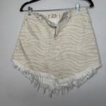 We The Free Free People Zebra Denim Print Skirt Photo 0
