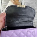 Source Unknown Lavender Quilted Crossbody Bag with Gold Chain Photo 4