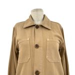 Reformation Dylan Jacket Wheat Khaki Wash Size Medium Photo 1