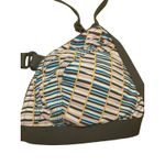 Lole Kailua Sports Bra Top Size Small Crossback Geometric Blue Gray Pink Active Photo 4