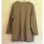 Pure JillāPonte beige snap front cocoon sweater coat 2x Tan Size XXL Photo 4