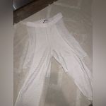 ZARA crochet tank & pant set L boho coastal spring casual knit comfy beach Photo 8