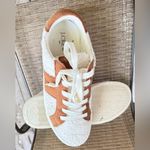 J.Crew  Striped White Sherpa Road Trip Sneakers Womens Photo 5