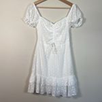 Princess Polly ‎ Mikail White Embroidered Mini Dress Size 2 Milkmaid Cottage Y2K Photo 1
