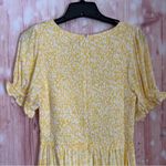 Lost + Wander  Sweet Summer Daze Midi Dress Yellow White Floral Size S Photo 9