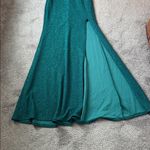 Trixxi  Green Mush Cutout Sparkle Dress SIZE 7 Photo 3