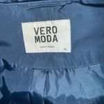 VERO MODA  Black Quilted Jacket with Gold Zipper Photo 1