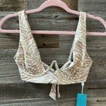 Beach Bunny NWT Hudson High Apex Underwire Bikini Top Size Small Photo 1