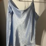 L LOVE Light Blue Stain Top Photo 3