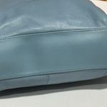 Giani Bernini Blue Leather Purse Shoulder Bag With Wallet & Phone Pocket Photo 7