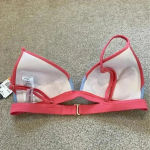 Hula Honey New with tags  juniors color block bikini top in size small Photo 1